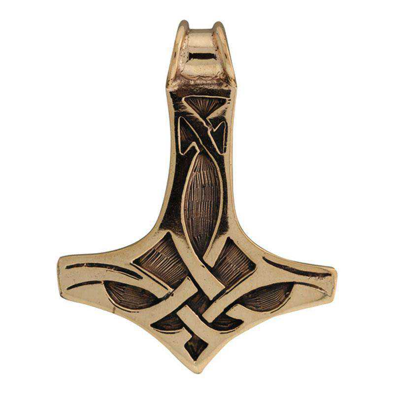 Thors Hammer / Mjølner vedhæng - bronze