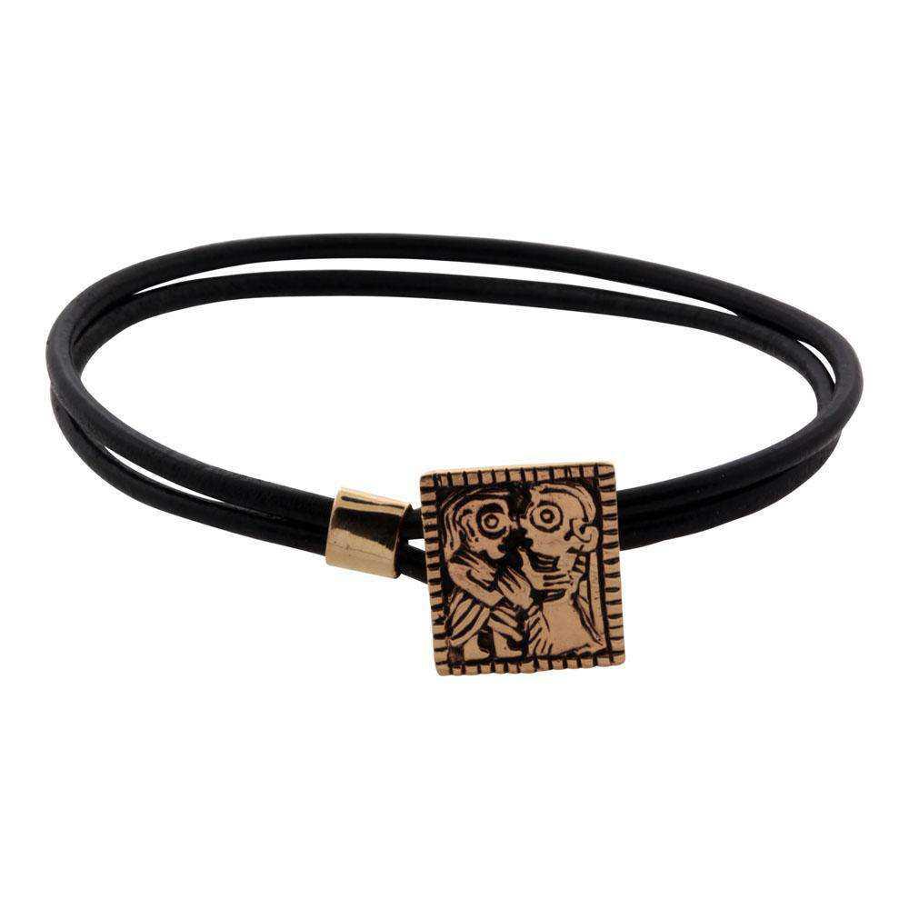 Dobbeltgubbe / Guldgubbe armbånd - Bronze