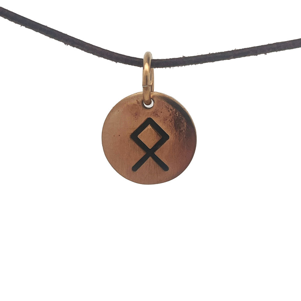 Rune tag vedhæng i bronze