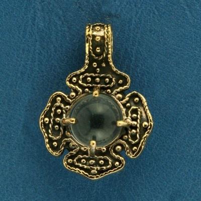 Gotlandsk krystalvedhæng - bronze