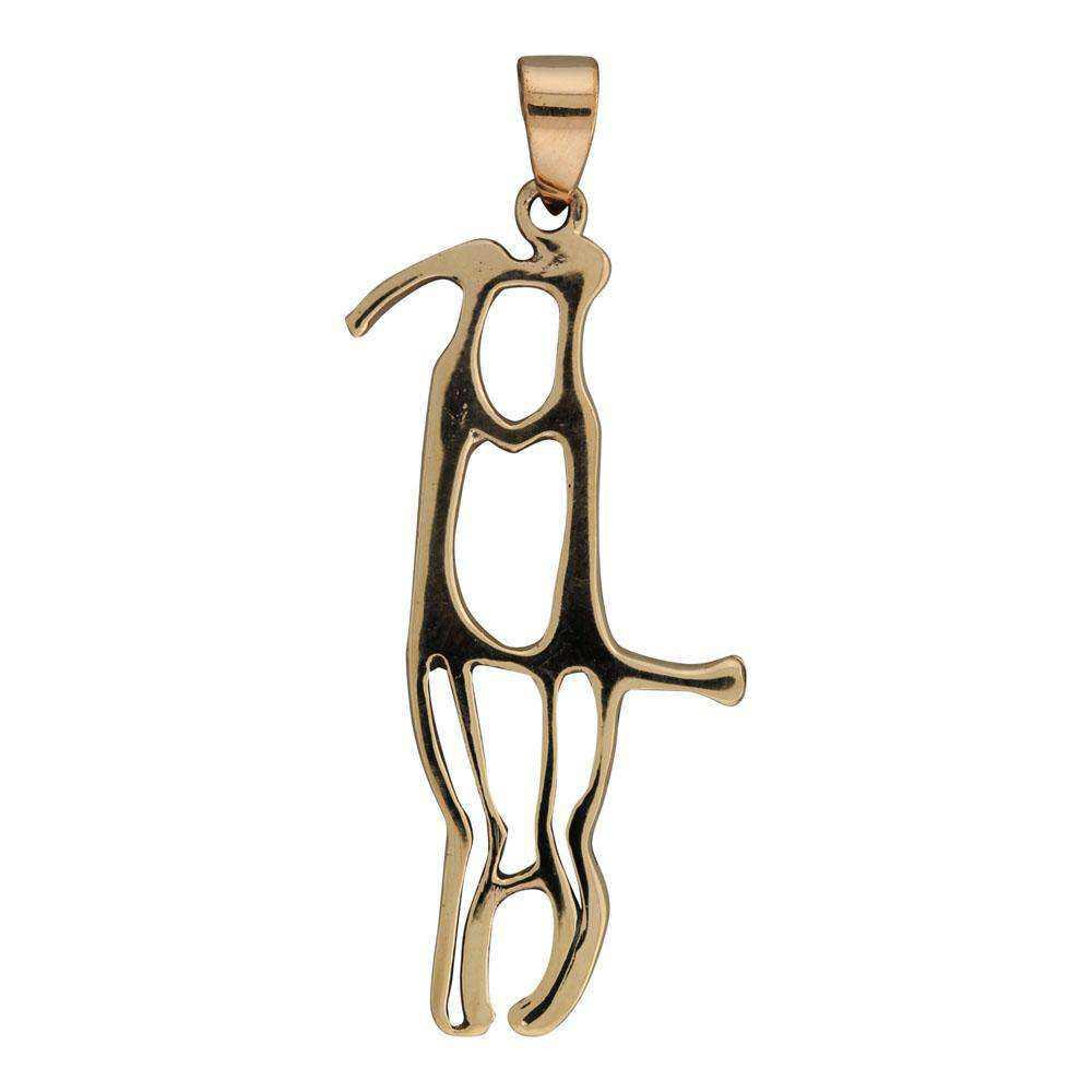 Helleristning bryllup vedhæng - bronze