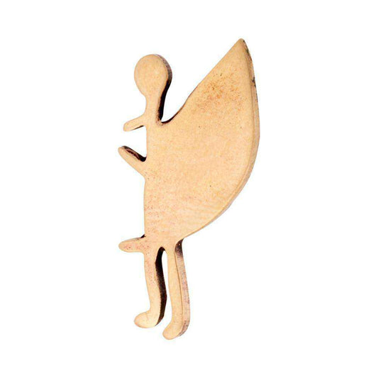 Helleristning mand vedhæng - bronze
