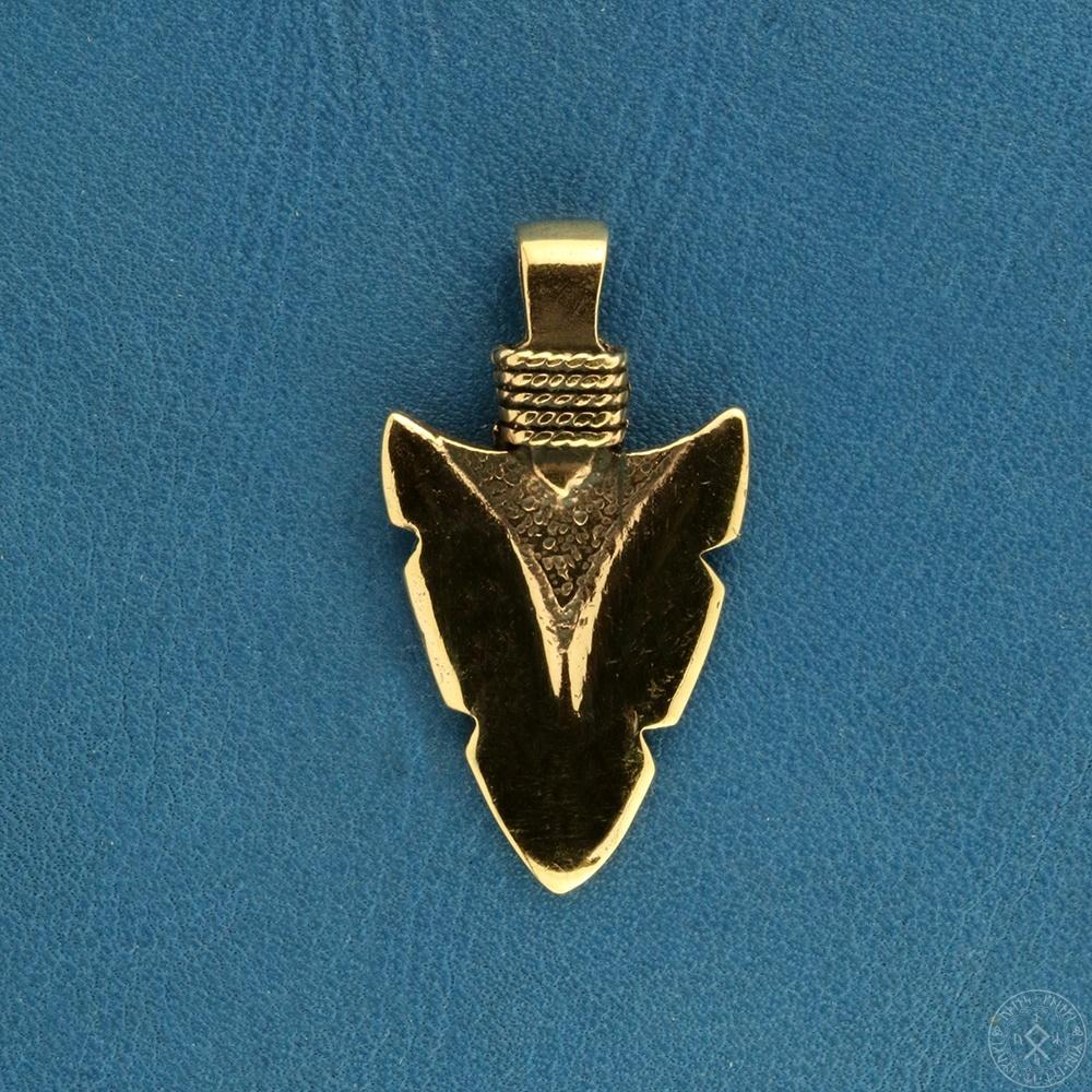 Pilespids vedhæng - bronze