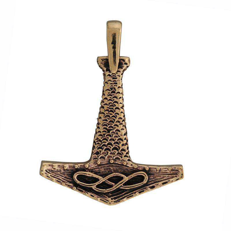 Thors Hammer / Mjølner vedhæng - bronze