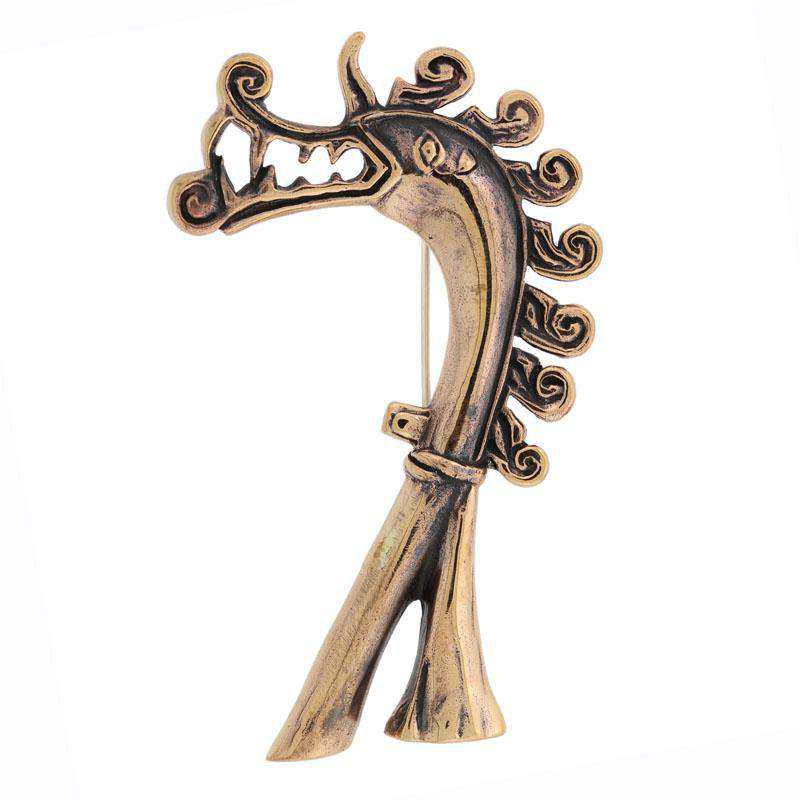 Drage broche - slange