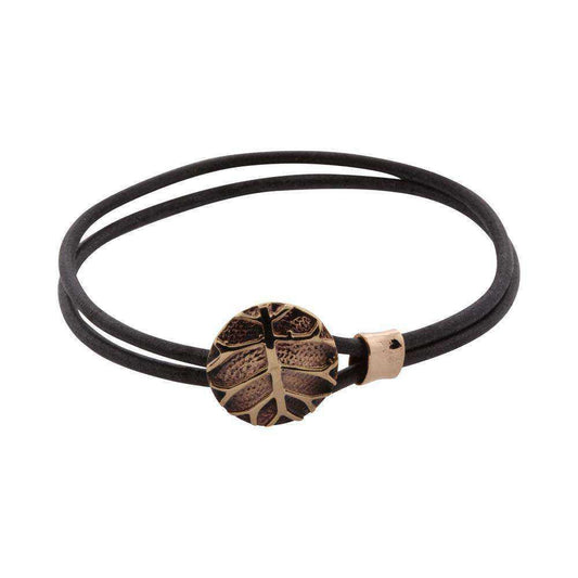 Yggdrasil læderarmbånd - Bronze