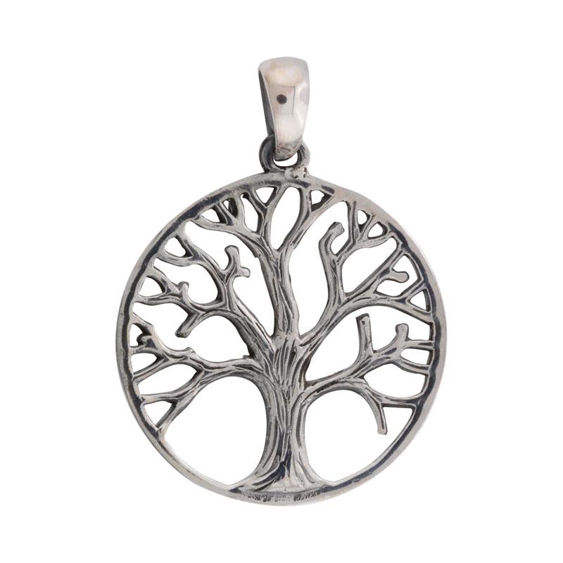 Yggdrasil vedhæng stor - sølv