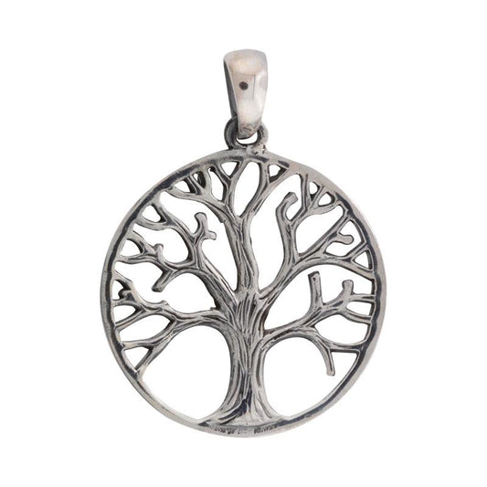 Yggdrasil vedhæng stor - sølv