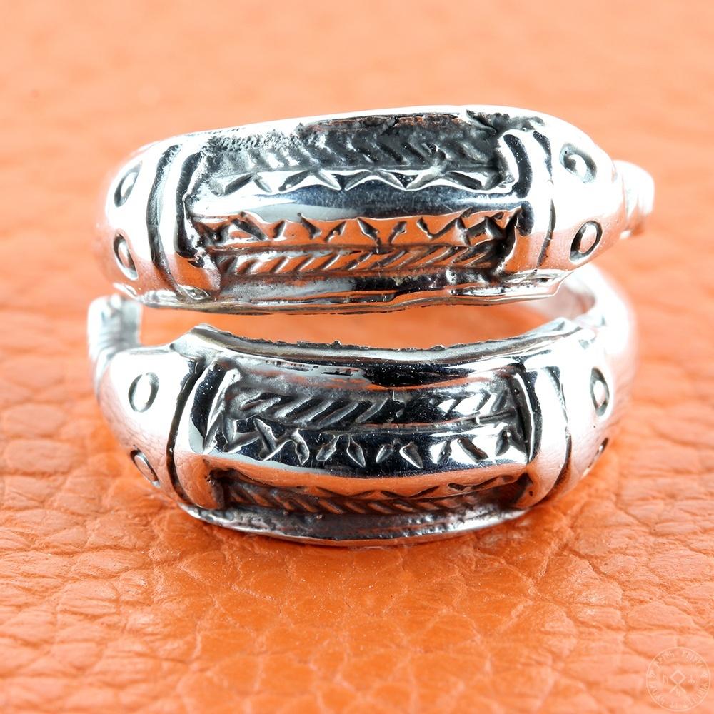 Midgårdsormen ring -sølv