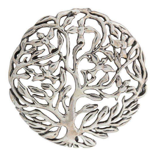 Yggdrasil (livets træ) broche - sølv