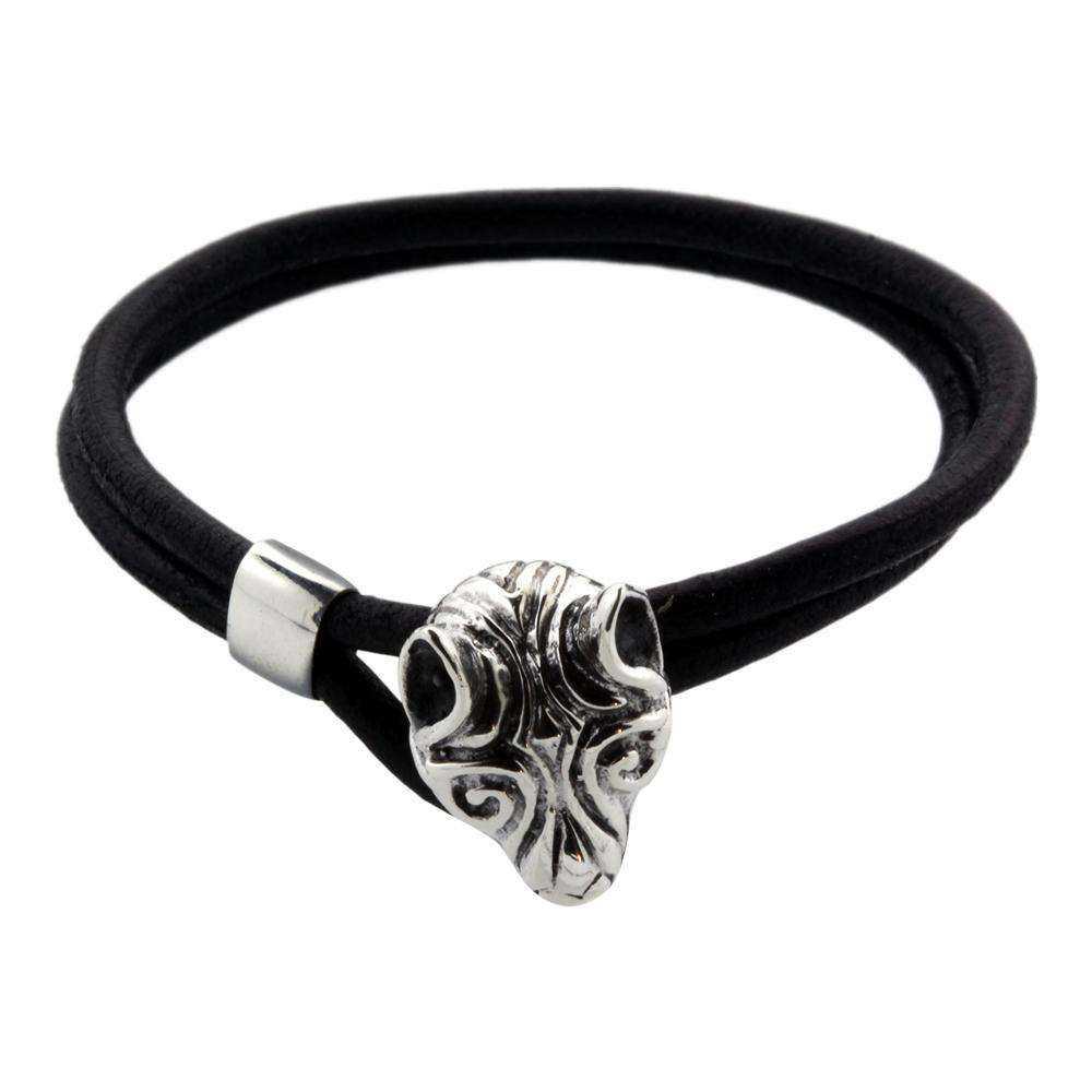 Armbånd Fenris i lædersnor