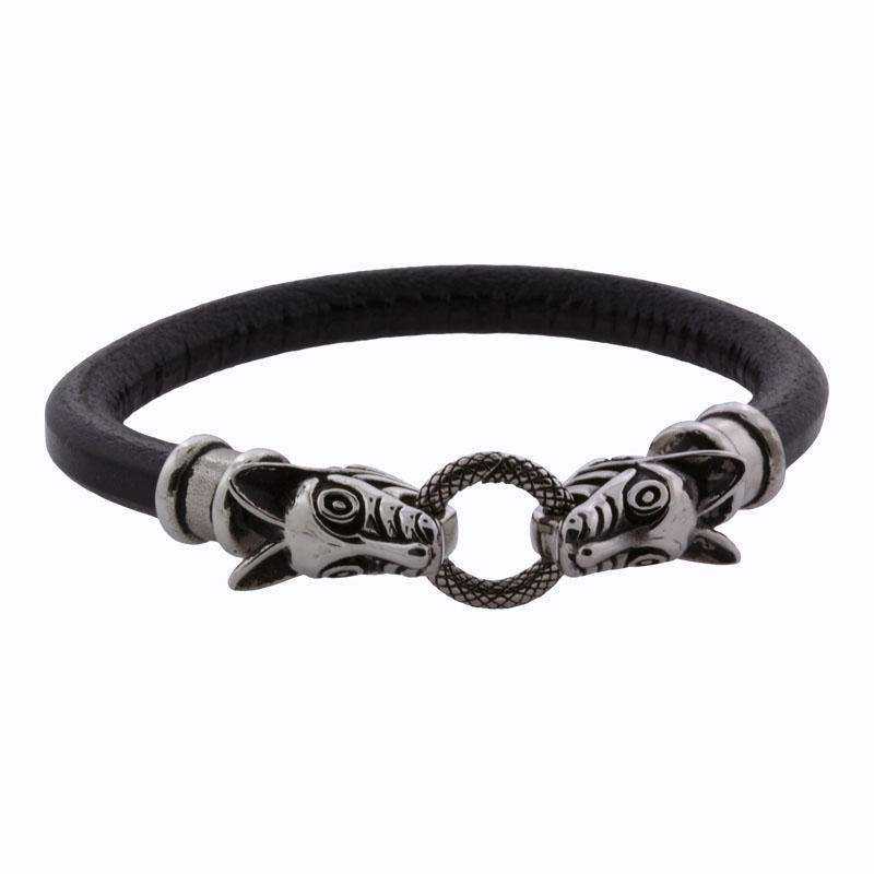 Fenrisulven armbånd - sølv