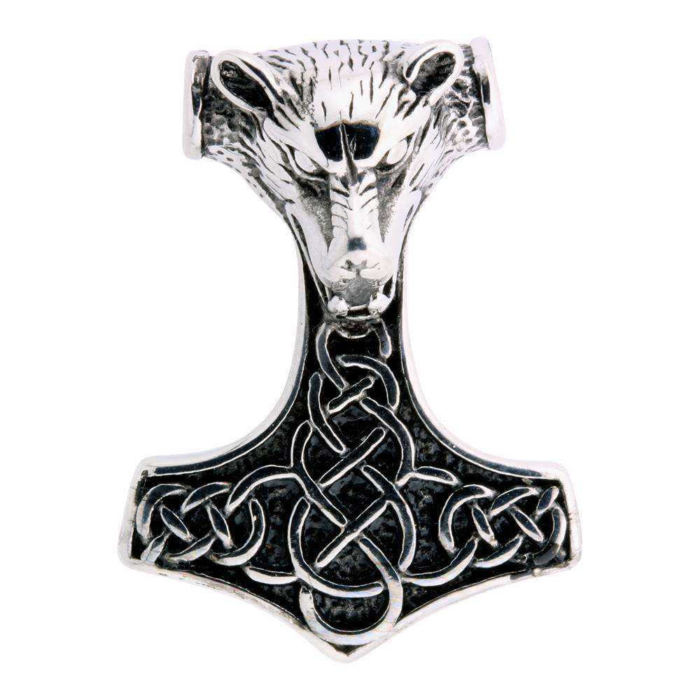 Thors hammer m/Fenris - stål