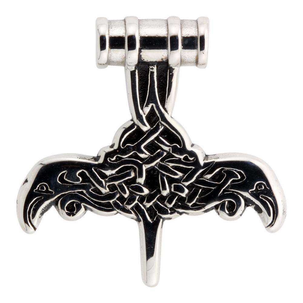 Thors hammer m/ravne - vedhæng