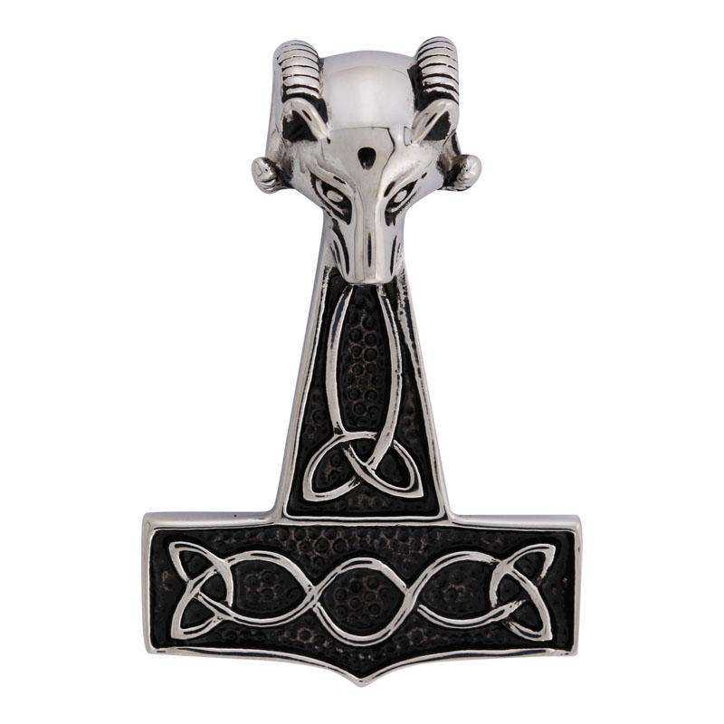 Thors hammer vedhæng - stål