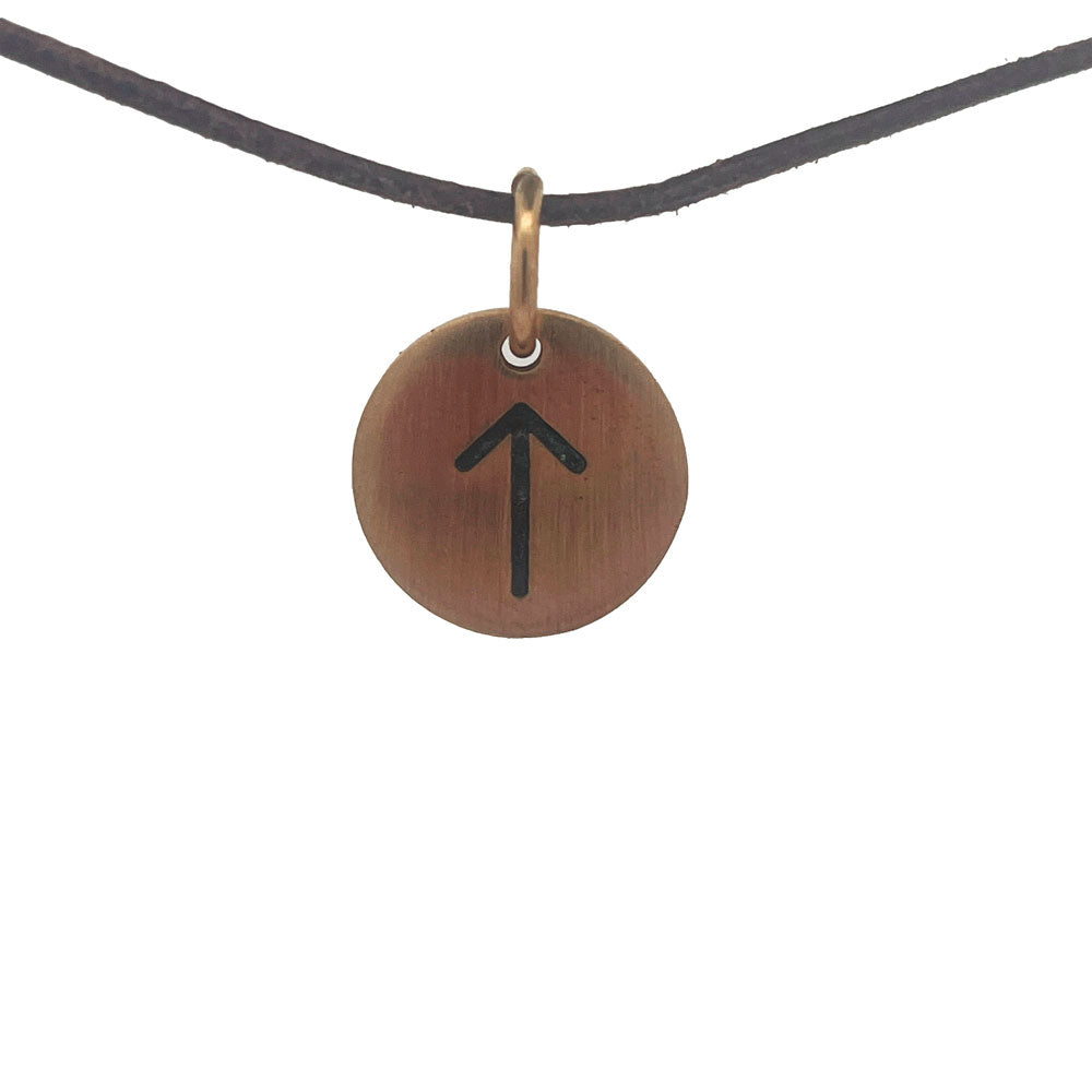 Rune tag vedhæng i bronze