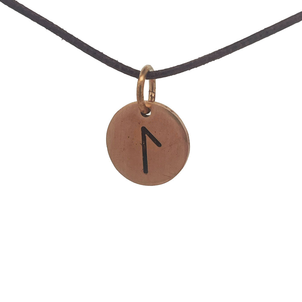 Rune tag vedhæng i bronze