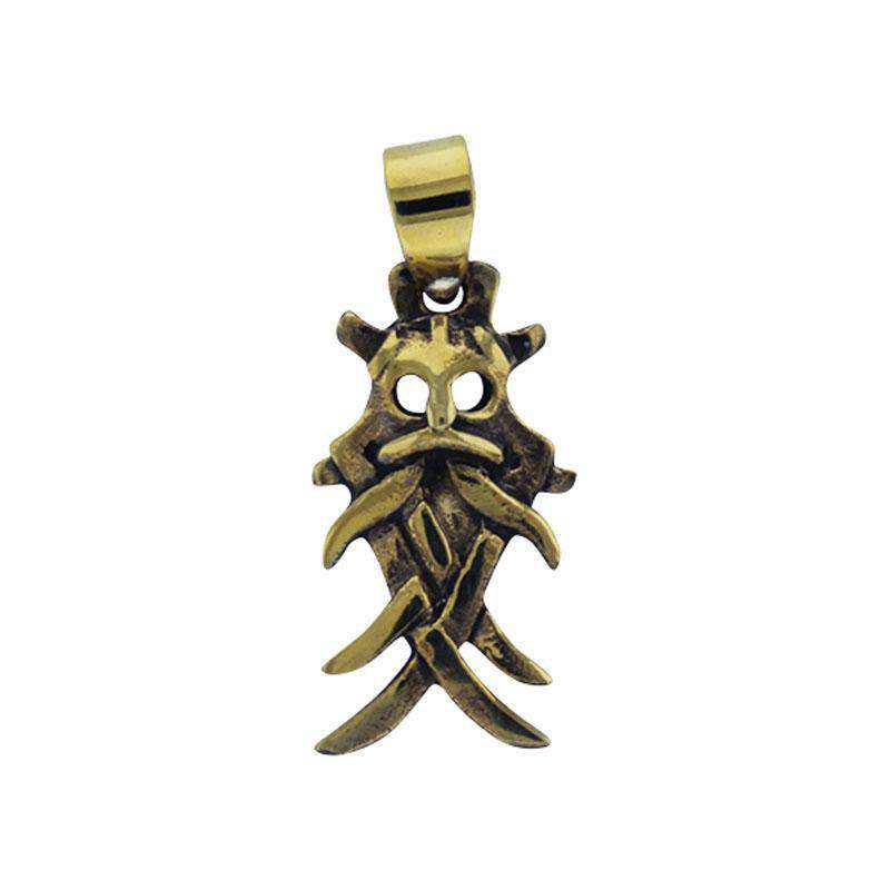 Odins maske vedhæng - bronze