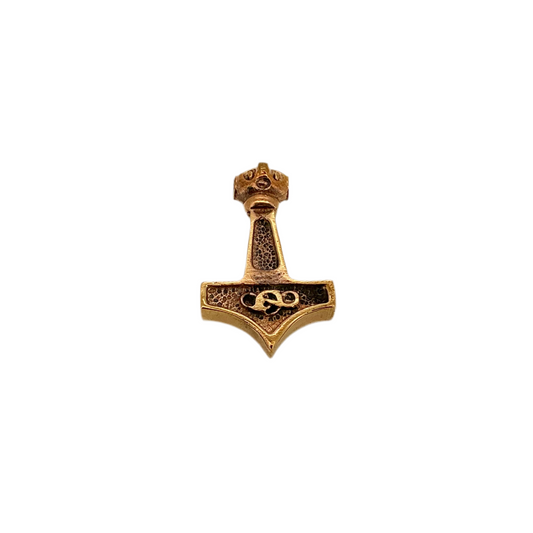Thors hammer lille vedhæng - bronze