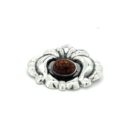 TILBUD Blomsterbroche m/rav