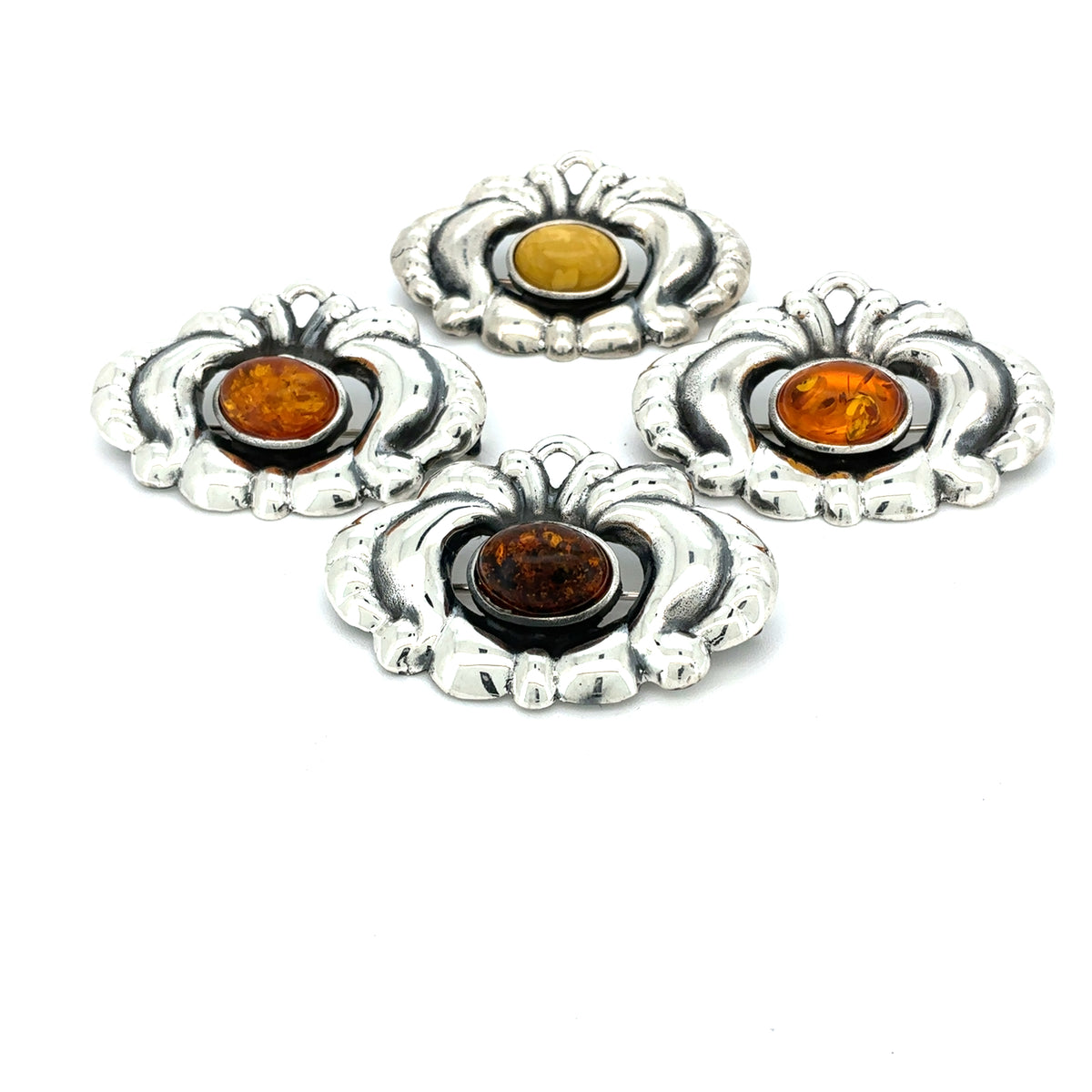 TILBUD Blomsterbroche m/rav