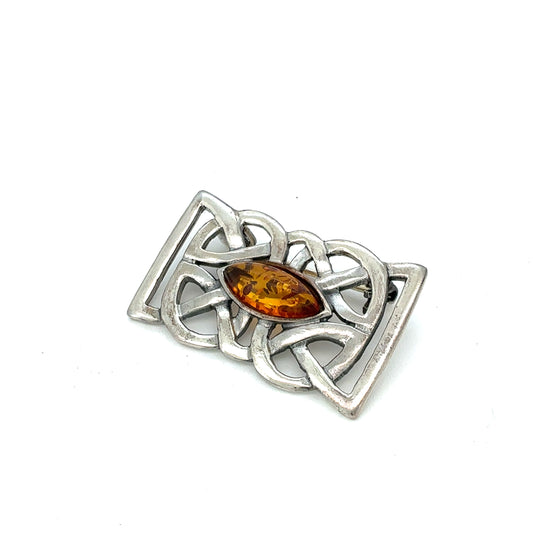 Keltisk knude m/rav - broche