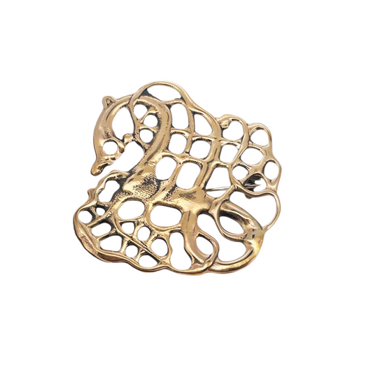 Urnesstilsbroche i bronze