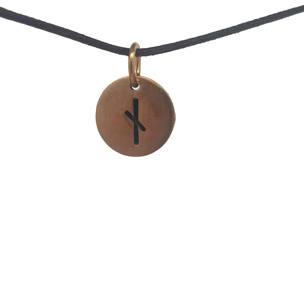 Rune tag vedhæng i bronze