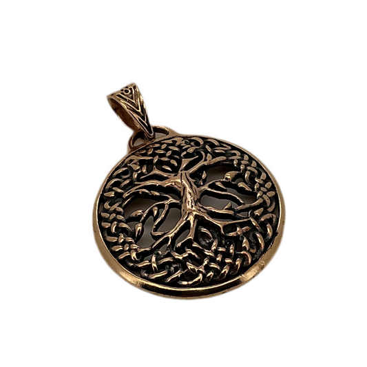 Yggdrasil (livets træ) vedhæng i bronze