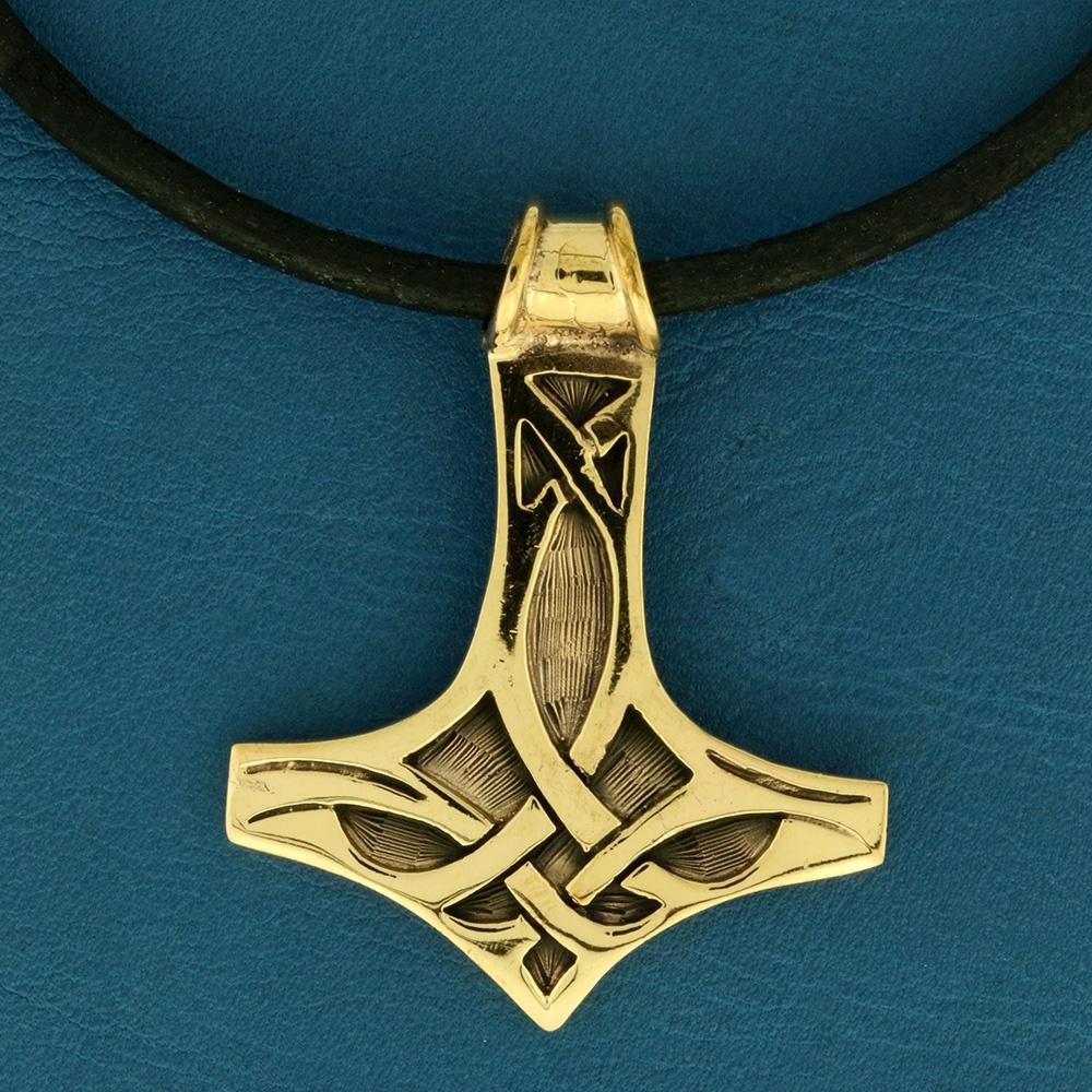 Thors Hammer / Mjølner vedhæng - bronze