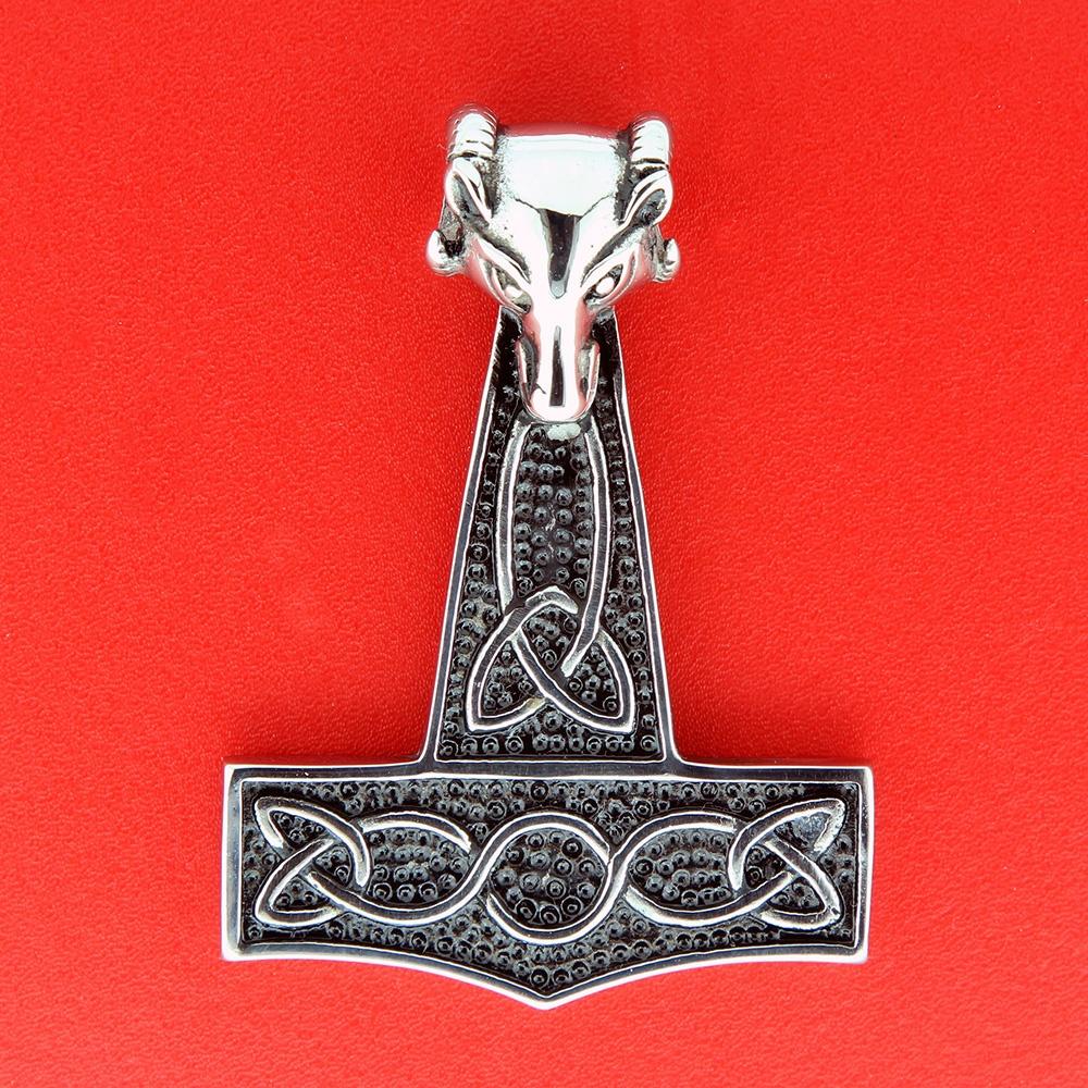 Thors hammer vedhæng - stål
