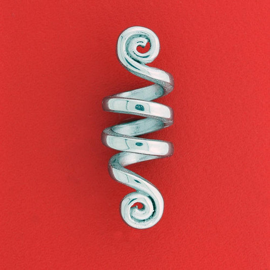 Skæg-/hårperle - Spiral 3 snoninger