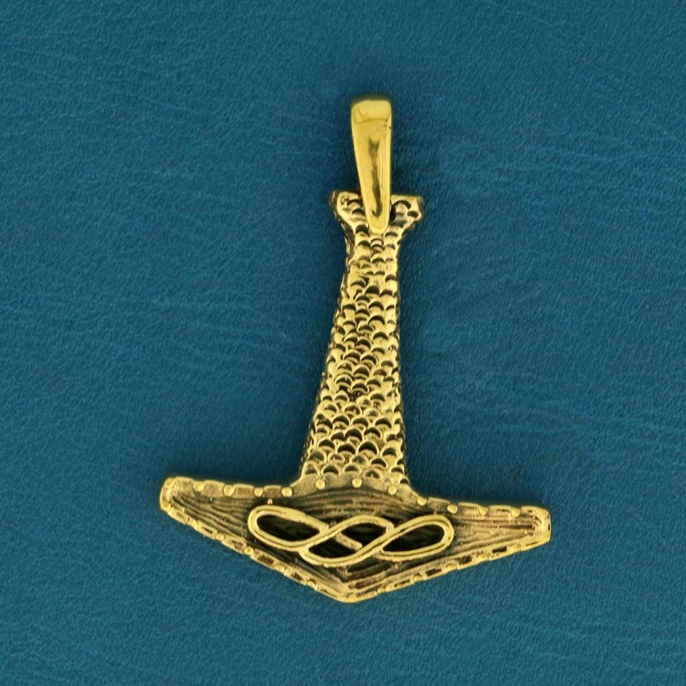 Thors Hammer / Mjølner vedhæng - bronze