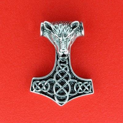 Thors hammer m/Fenris - stål