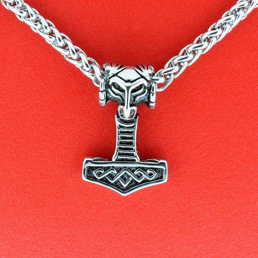 Thors hammer vedhæng - stål