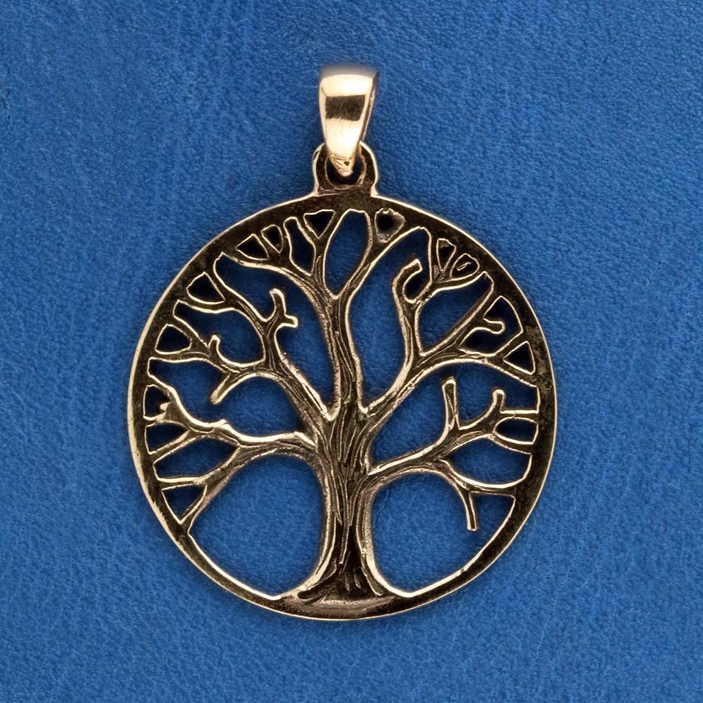 Yggdrasil (livets træ) i bronze som vedhæng